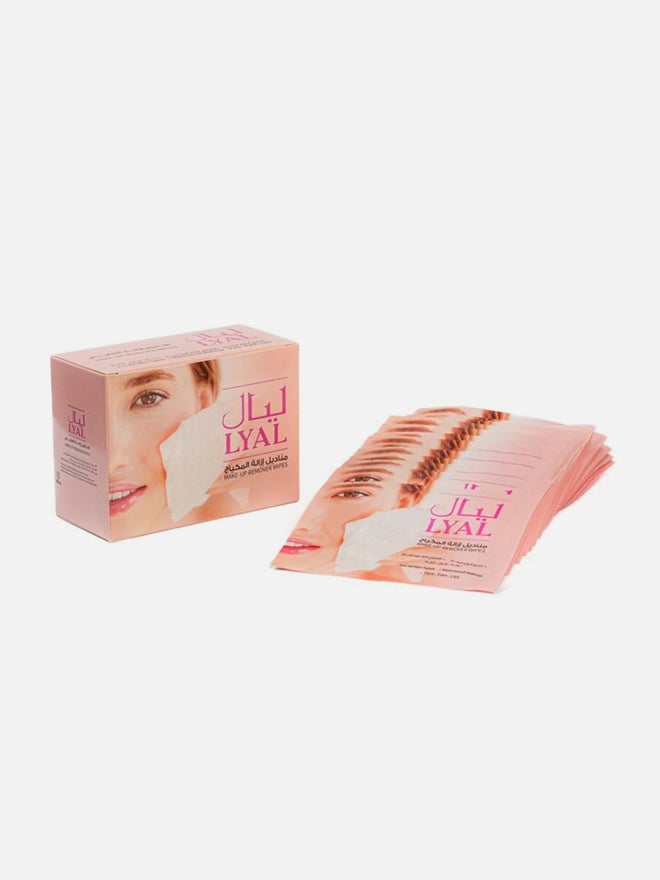 LYAL 20-Pieces Makeup Removing Wipes - Image 1